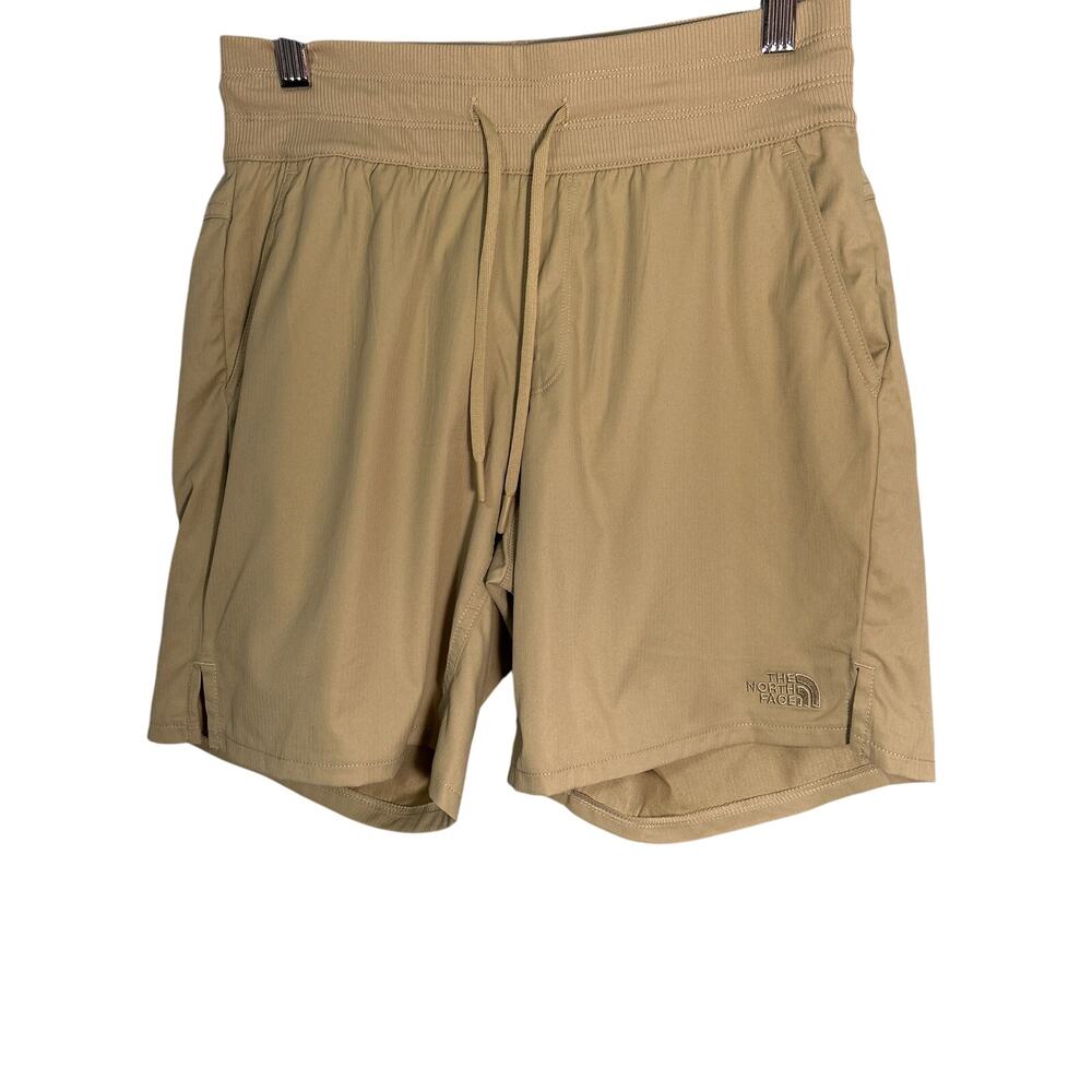 The‎ North Face Women’s Nylon Shorts Tan Size XS 7” Inseam Elastic Waist NWT